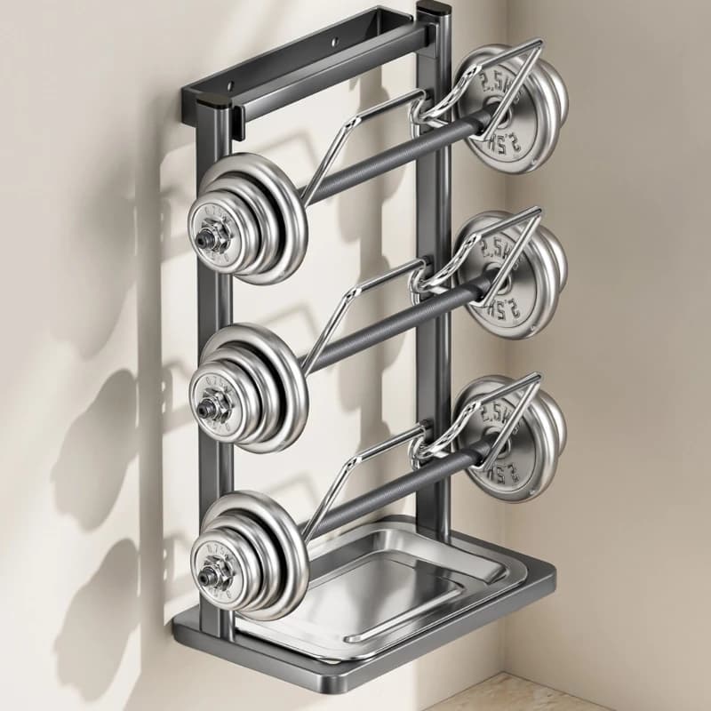 Pot lid rack Wall-mounted non-punching cutting board cutting board rack Stainless steel multi-functional storage rack