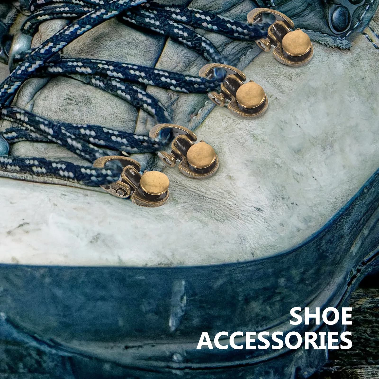 20 Pezzi Ganci per Scarpe in Lega, Robusti Ganci per Lacci da Escursionismo, Fibbie Metalliche, Occhielli per Riparazione Fai-da-te, Accessori per Esterni, Fissaggi per Lacci
