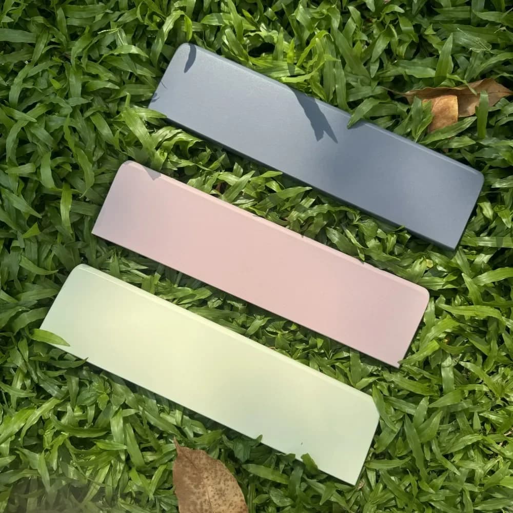 Poggiapolsi in marmo personalizzato al quarzo verde poggiapolsi per 60/65/80% tastiera meccanica Palm Stree accessori per giochi da ufficio protezione per il polso