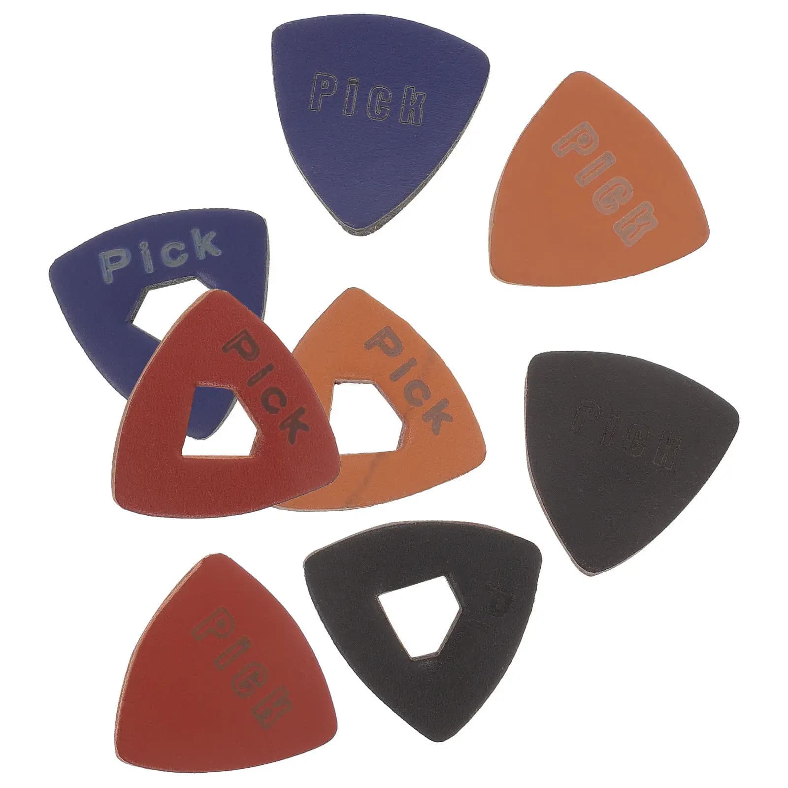 8 plettri per chitarra, spessi e robusti, protezione per le dita, adatti per accessori per la suoneria di chitarra elettrica, acustica, basso e ukulele
