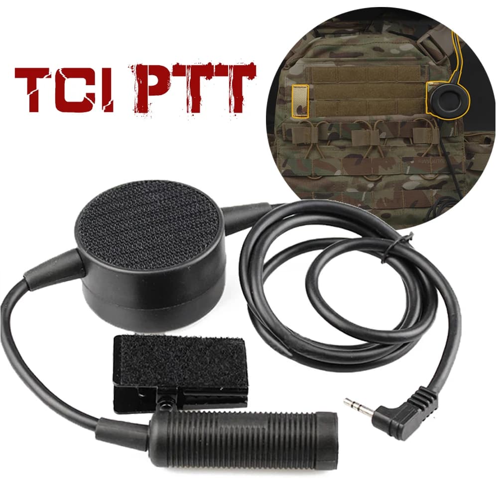 Baofeng Radio Ptt adattatore per cuffie tattiche Kenwood Icom Midland Motorola cellulare Militar auricolare Walkie-talkie TCI PTT
