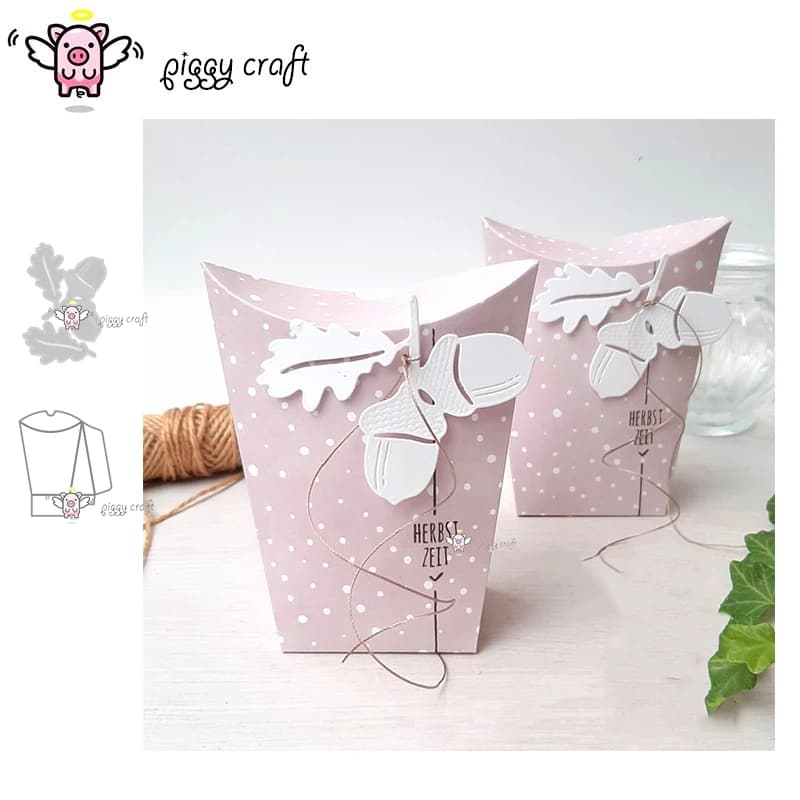 Piggy Craft stems in metal cutting die mold box of leaves Scrapbook craft of paper knife molding knife stencil die
