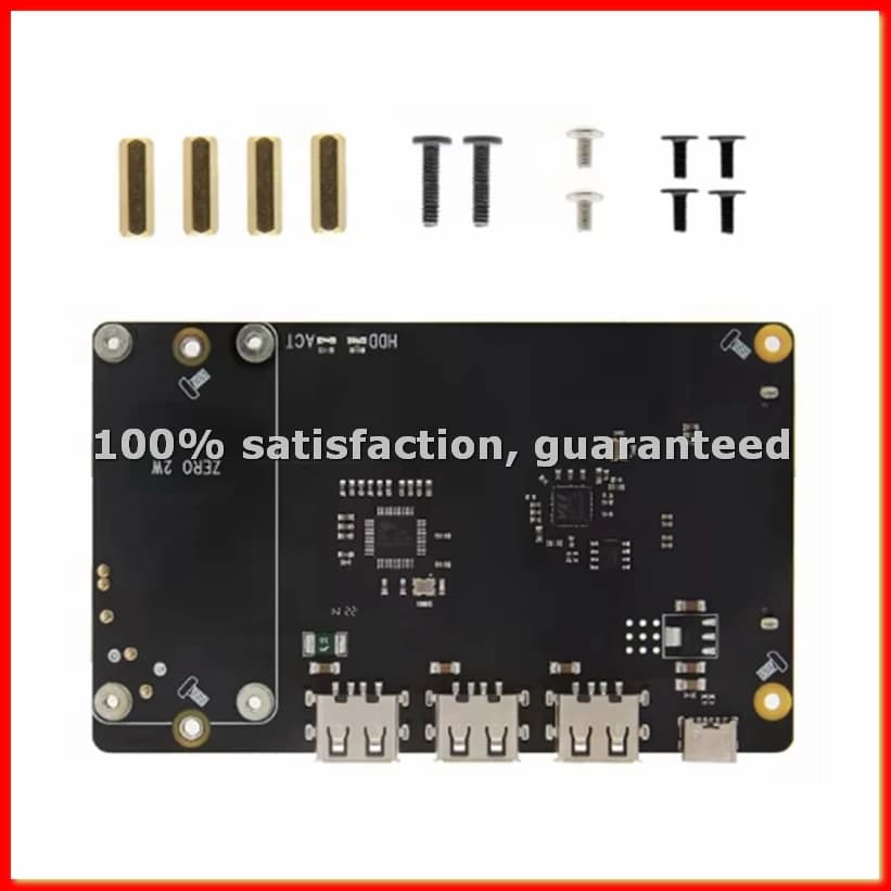 X301 Scheda di espansione per archiviazione NAS HDD/SSD SATA da 2,5 pollici con HUB USB per Zero 2 W / Zero W-A25R