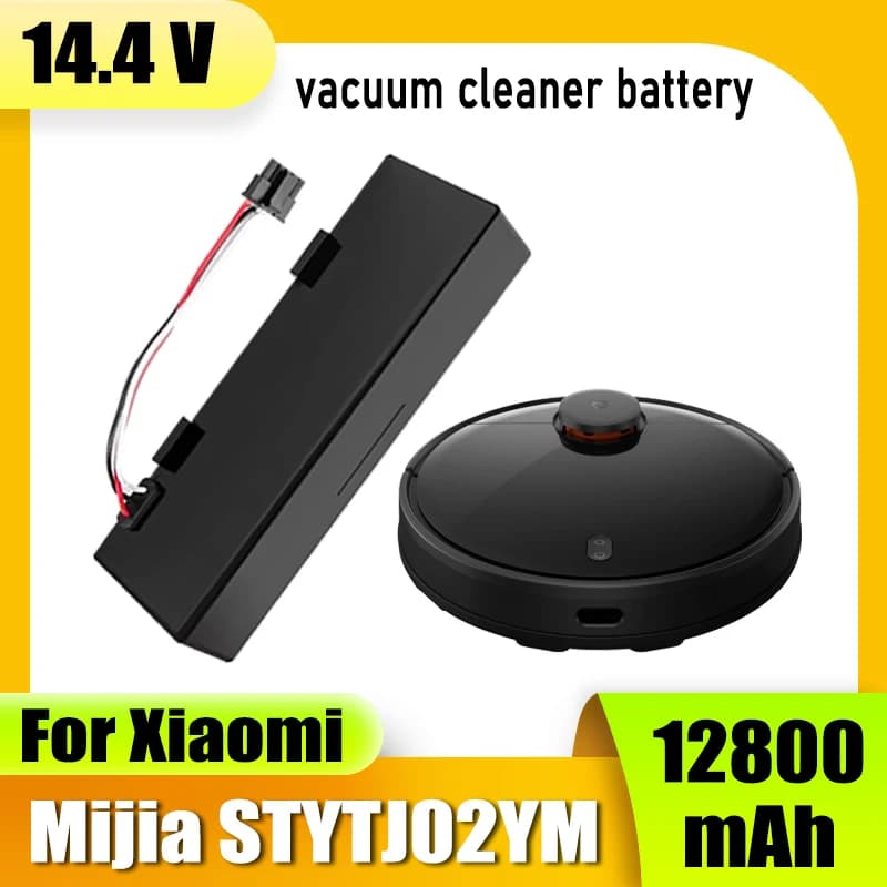 14.4V 12800mAh, High quality battery, for XIAOMI STYTJ02YM Mop Pro Yunmi robot vacuum cleaner battery