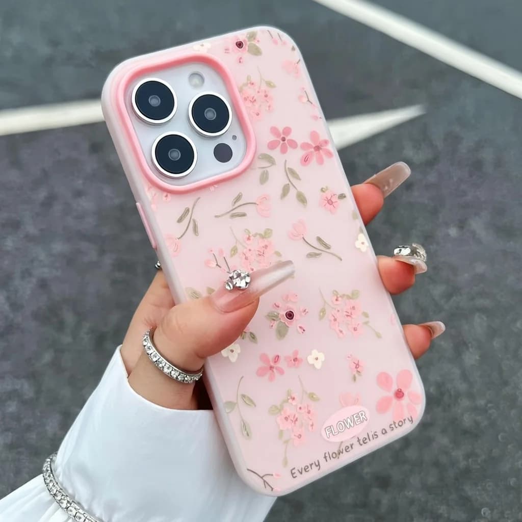 Custodia per telefono con motivo floreale rosa dolce e grazioso per Samsung Galaxy S26 Ultra S25 S24 S23 S22 Plus FE A56 A55 A54 A53 A36 A35