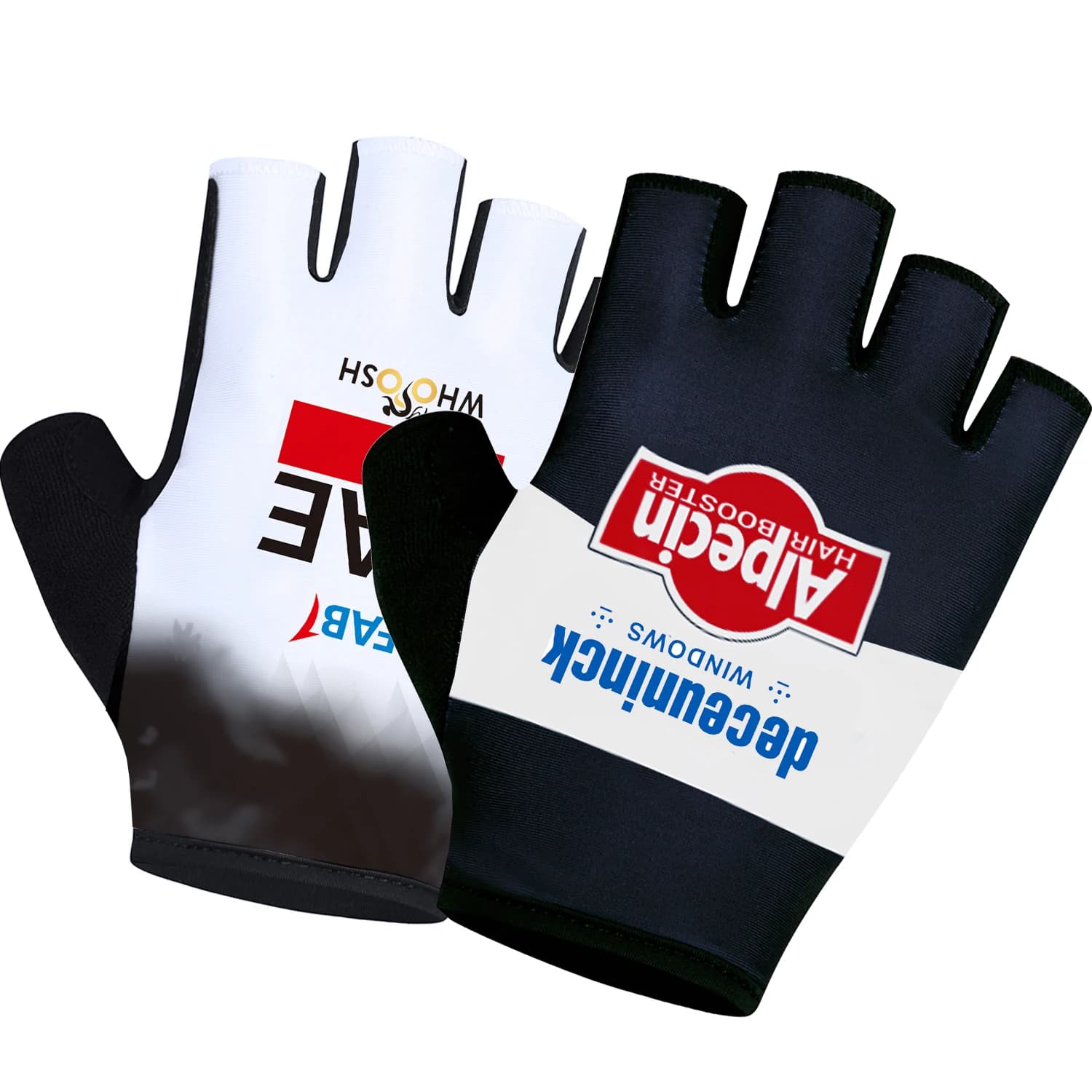 Cycling Gloves EMAE 2025 Team Alepcin Mezze dita Man Woman Road Bike Gloves Ropa Race Fitness Gym Riding Bicycle Gloves