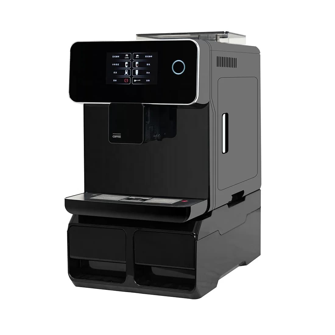 A10S Fully Automatic Bean To Cup Coffee Machine Commercial Household Fresh Ground Espresso Cappuccino Dispenser