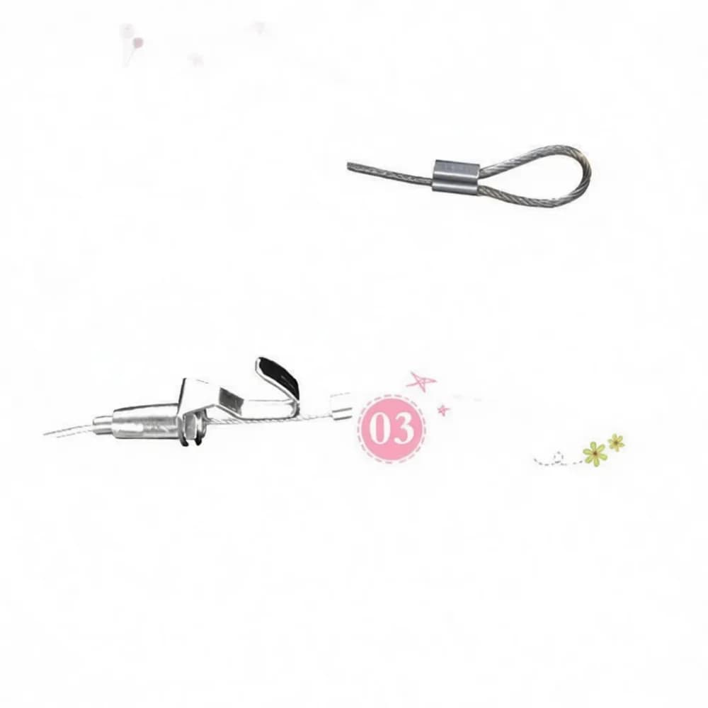 Adjustable Stainless Steel Curtain Wire Rope Punch Free Hanging Cord Drying Rack Line For Home Decor Window Treatment