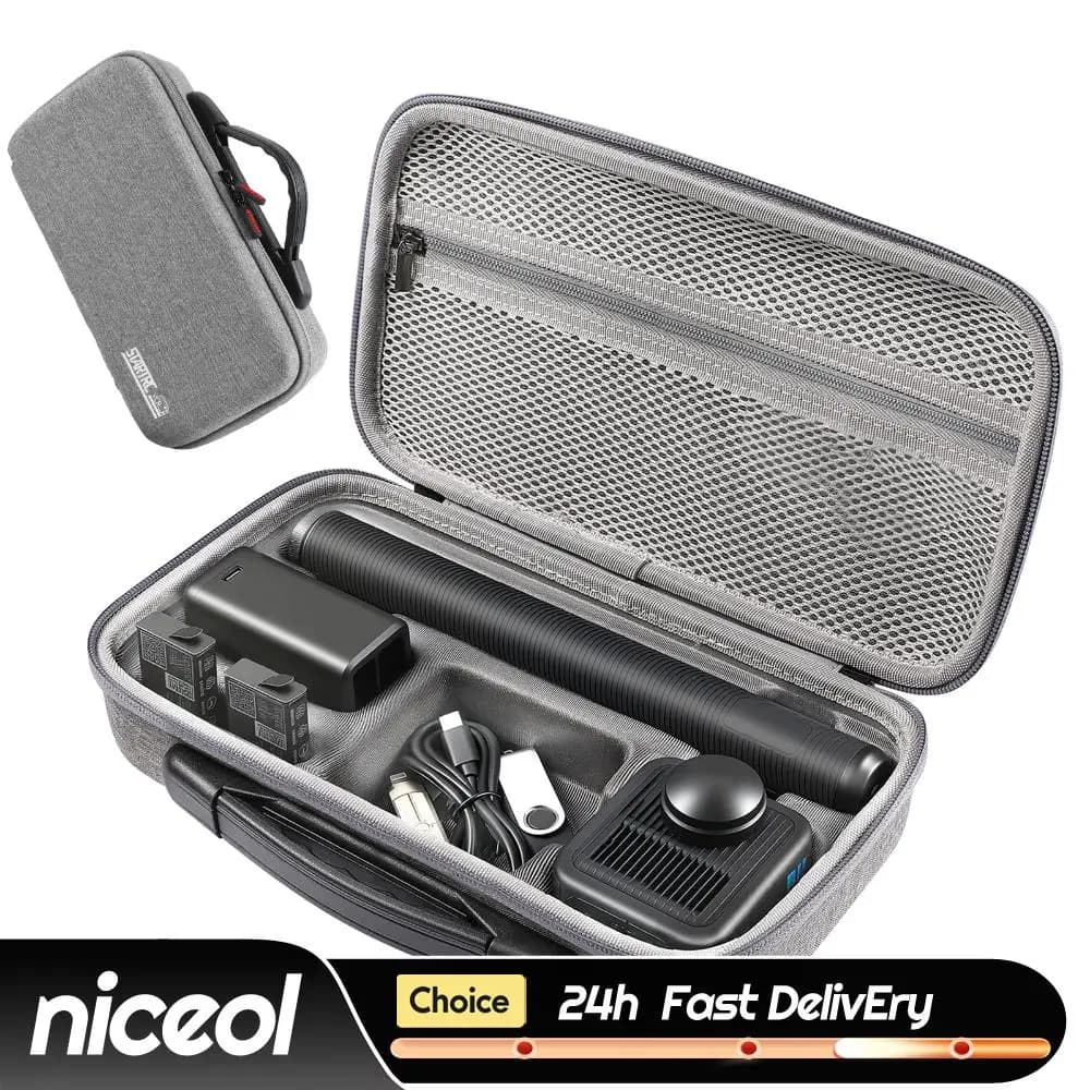 Borsa Portatile per Accessori GoPro MAX 2, Borsa da Viaggio per GoPro Max2, Caricabatterie Doppio, Asta di Prolunga