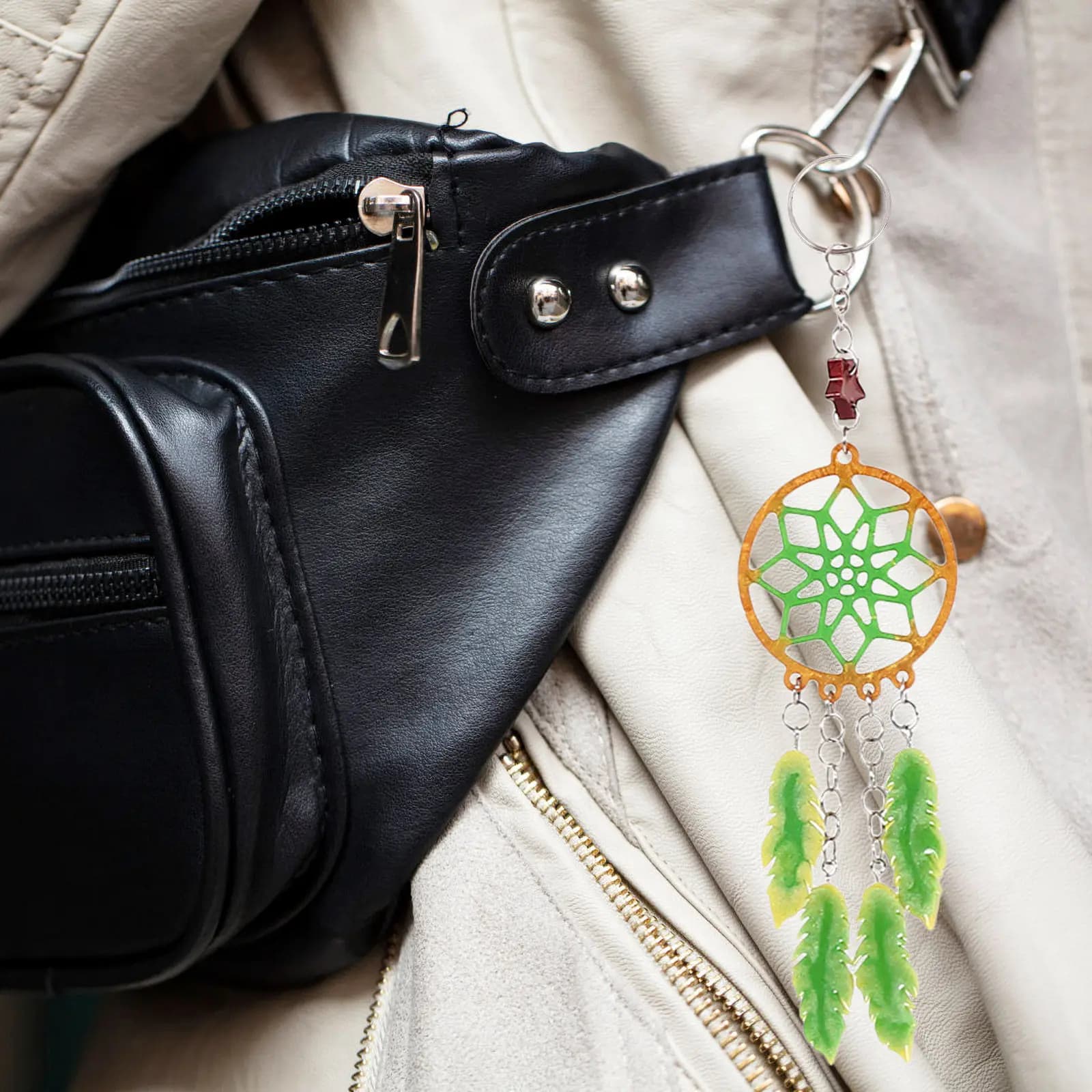2Pcs Premium Food Grade Silicone Dream Catcher Mold DIY Casting Tray for Keychain Wall Ornament Making Tool Reusable Washable
