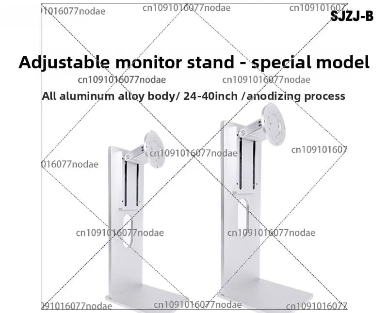 Per supporto per monitor Kuycon 27 32 Base per monitor Supporto per treppiede Inclinazione in lega di alluminio Sollevamento rotante