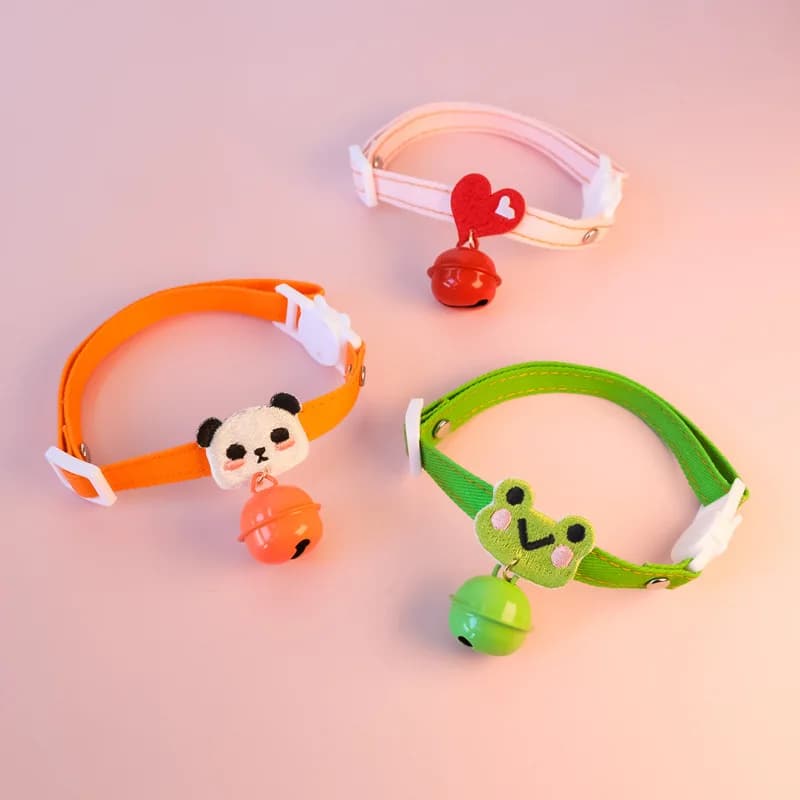 Collari per cani e gatti, Campanelli per cani e gatti, Collane per cani e gatti, Chiusure di sicurezza, Accessori regolabili, Panda, Conigli
