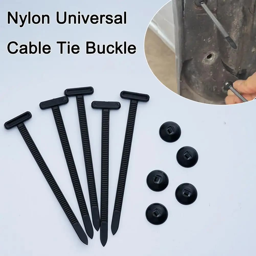 100 pezzi di nylon universale fascette per cavi fibbia multiuso fascette per cavi strumento resistente autobloccante fascette in nylon supporto