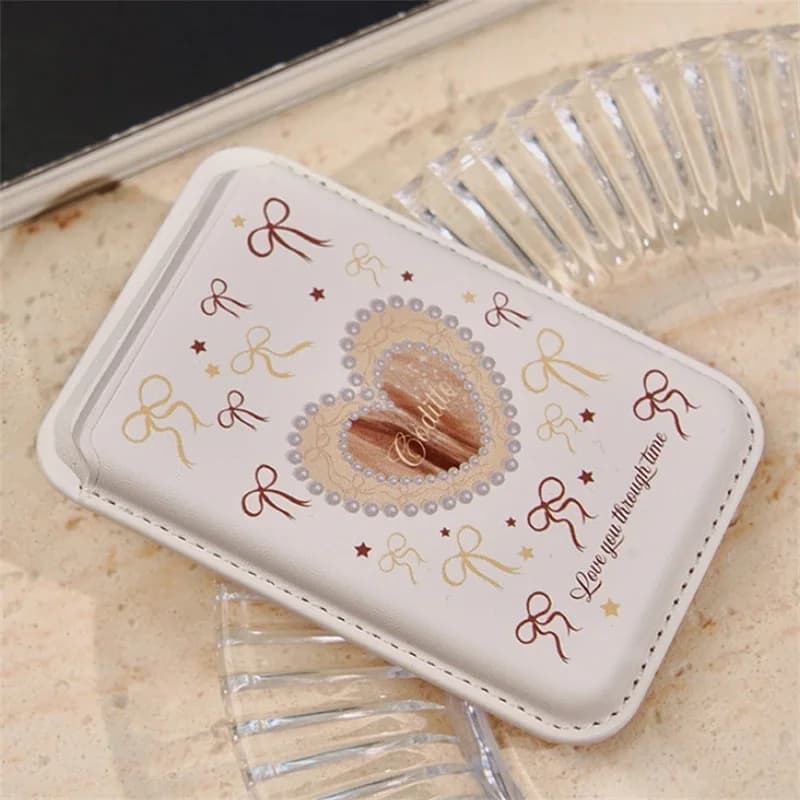 Custodia a portafoglio in pelle per telefono con supporto magnetico MagSafe, porta carte di credito, custodia sottile per telefono, accessori unisex per cellulari