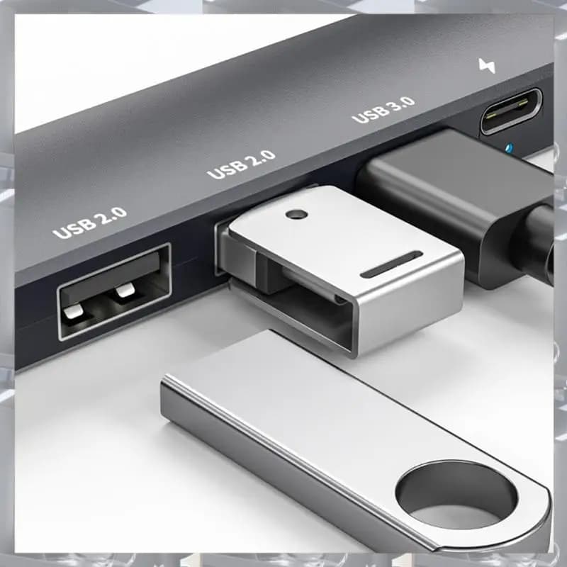 Vendita calda Docking station USB 5 in 1 Hub USB PD 100W 4K 30Hz USB 3.0 USB 2.0 USB C HUB Splitter per PC Computer portatile, 5 in 1 U