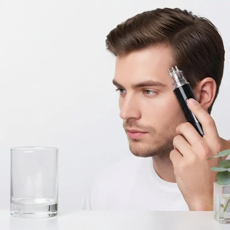 1 Set Essential Oil Liquid Guiding Massager Portable Scalp Applicator Liquid Comb Mini Massager Anti Hair Loss Scalp Care Tool