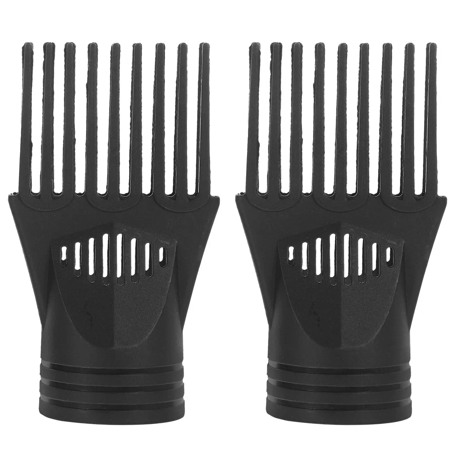 2 Pezzi Accessorio Pettine Concentratore per Asciugacapelli Professionale, Flusso d'Aria Concentrato per Capelli Lisci