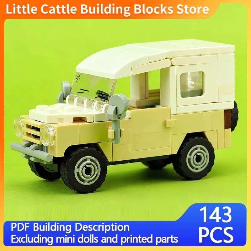 Speed Racing Car Model MOC Building Bricks Off-Road Vehicle Modular Technology Children Holiday Gifts Assemble Toys Suit