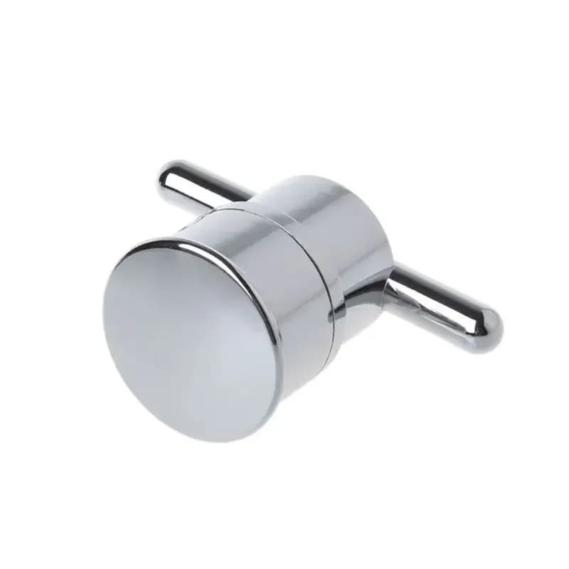 1pcs Electroplated Plastic Single Hole Shower Door Knob Handle For Interior Furniture Shower Cabin
