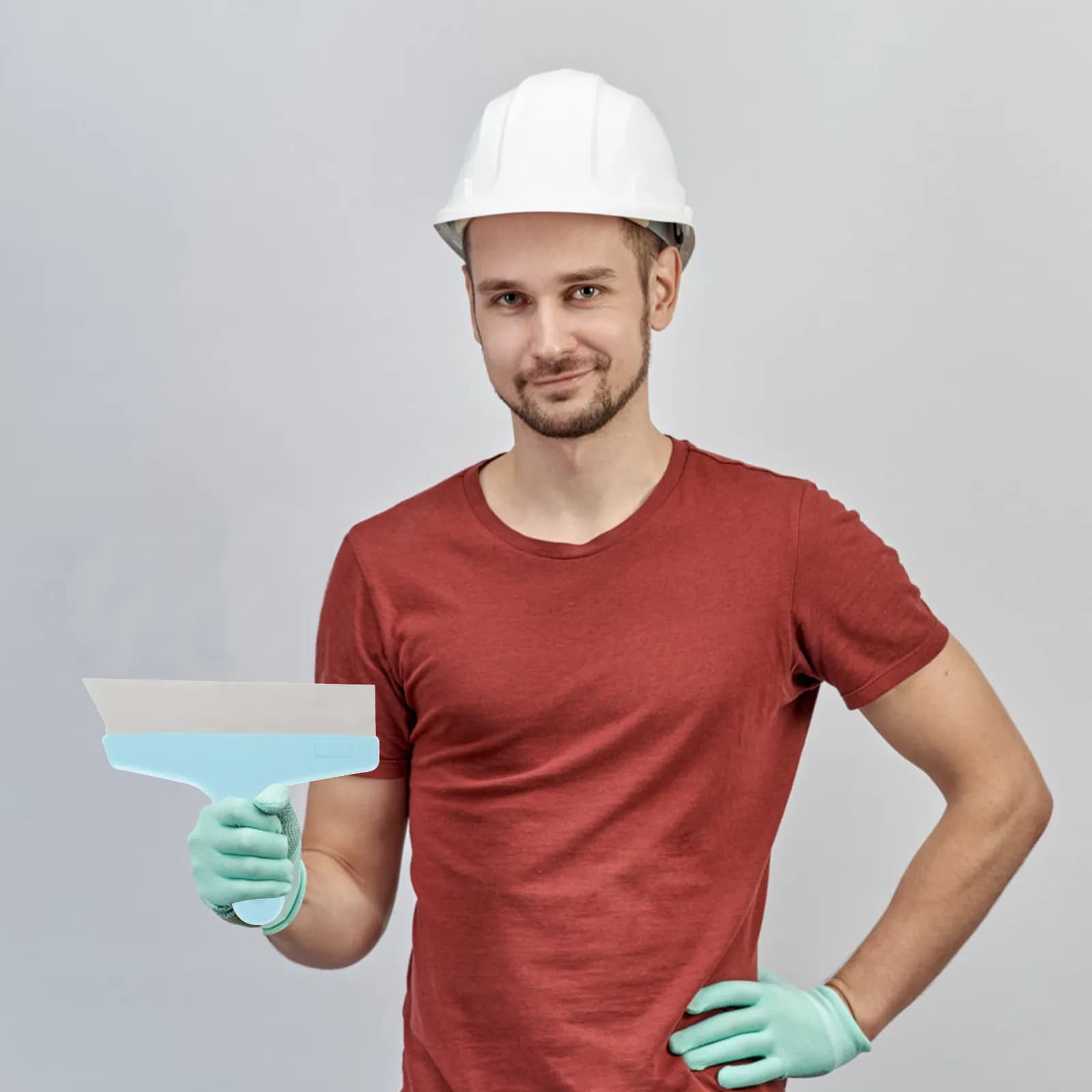Strumento per Rifinitura Carta da Parati in Acciaio Inox, Utensile per Bordi Verniciati con Impugnatura Ergonomica per Progetti Fai-da-Te
