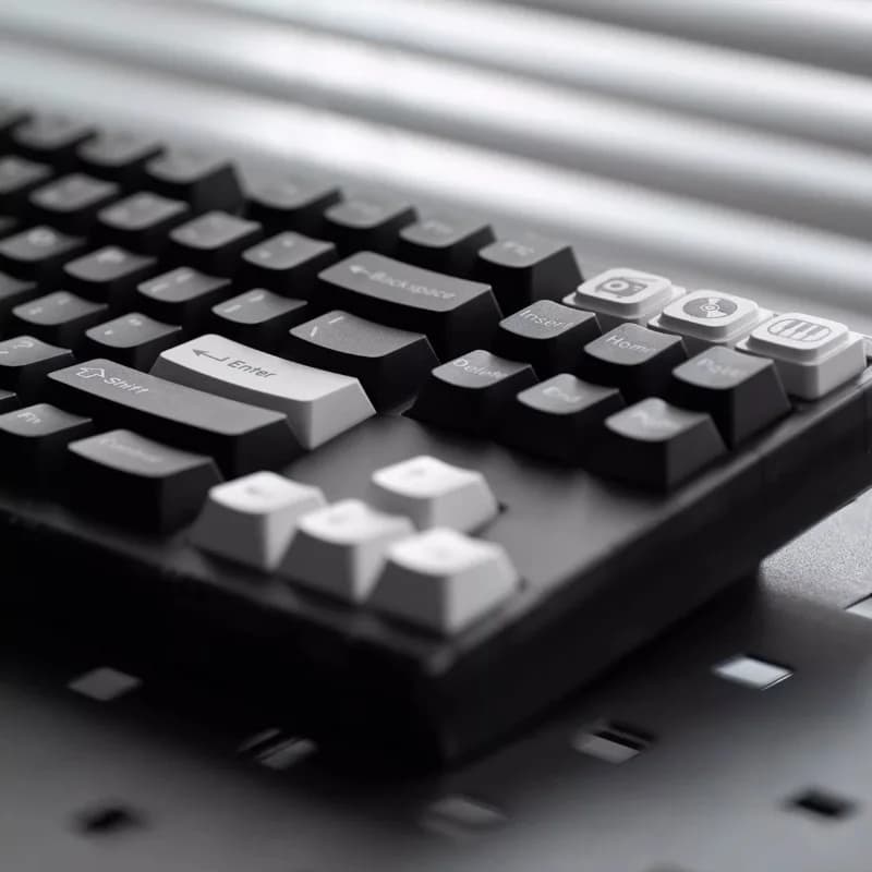 Roma/Macchina iniziale/BOW/WOB Copritasti per tastiera meccanica PBT personalizzati a due colori che formano profilo Cherry Set completo per ufficio