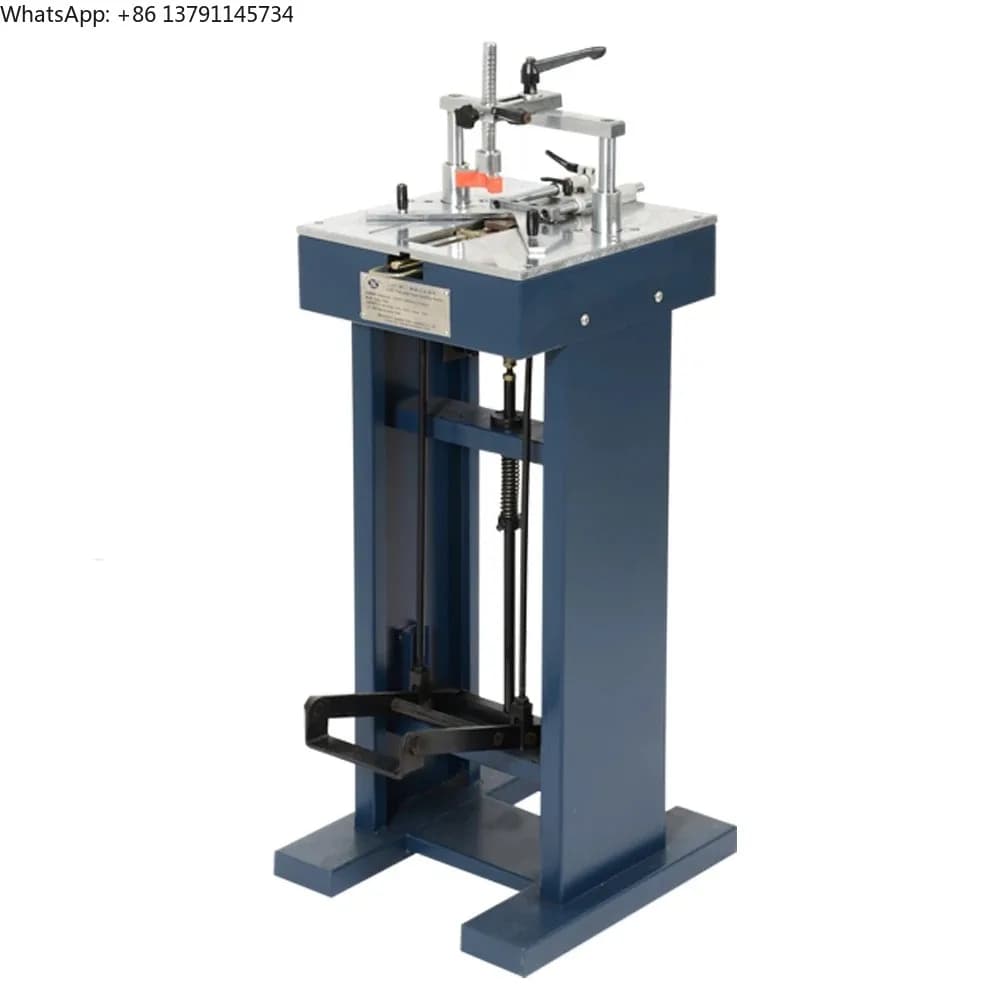 Frame assembly machine with pedal, for photo frames and exposure