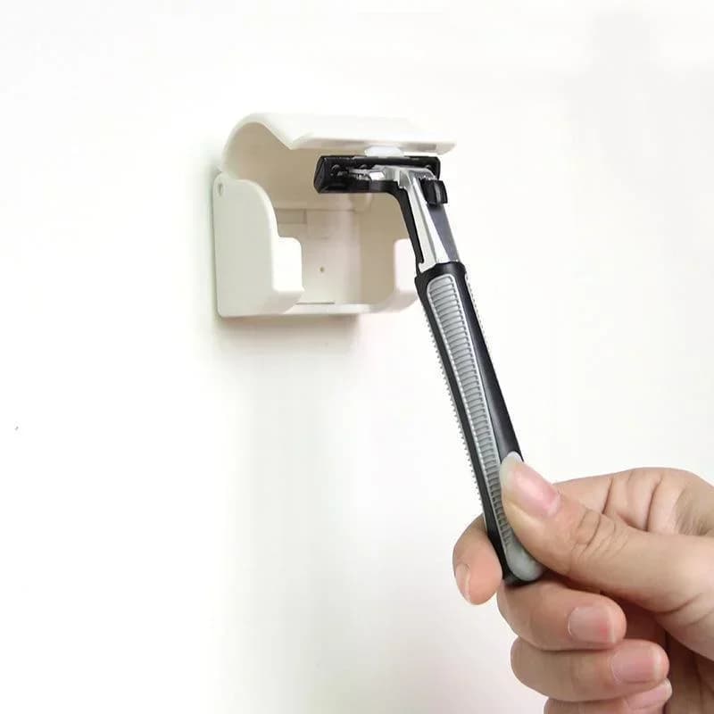 Porta rasoio Gancio portaoggetti da parete da uomo Rasoio da barba Scaffale da bagno Porta rasoio da parete Accessori da bagno