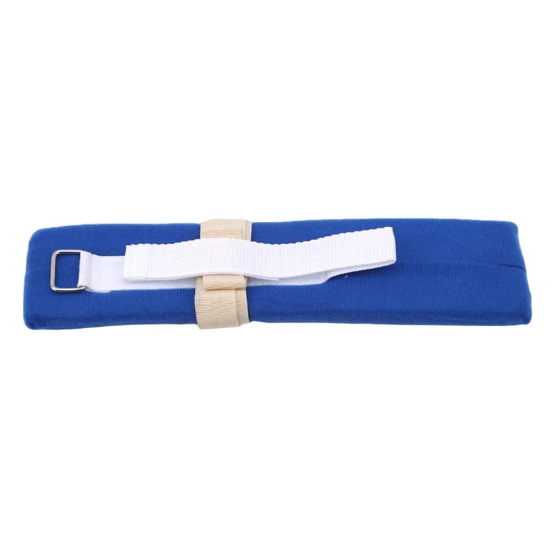 Cintura di Posizionamento Medica Blu con Imbottitura Morbida, Supporto di Sicurezza per Pazienti, Ausilio per Letto e Sedia, Comfort per Arti, Forniture per Assistenza agli Anziani