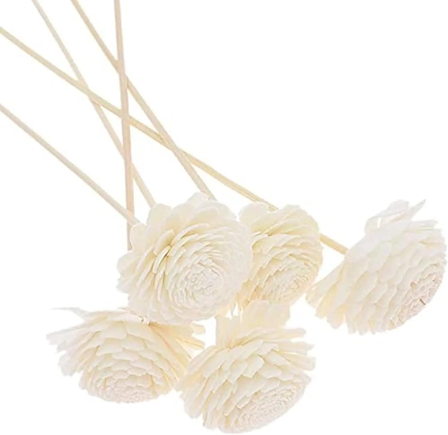 Bastoncini Diffusori in Rattan Naturale, 10 Pezzi da 8 Pollici, Bastoncini per Oli Aromatici per Ricarica Fragranze Casa
