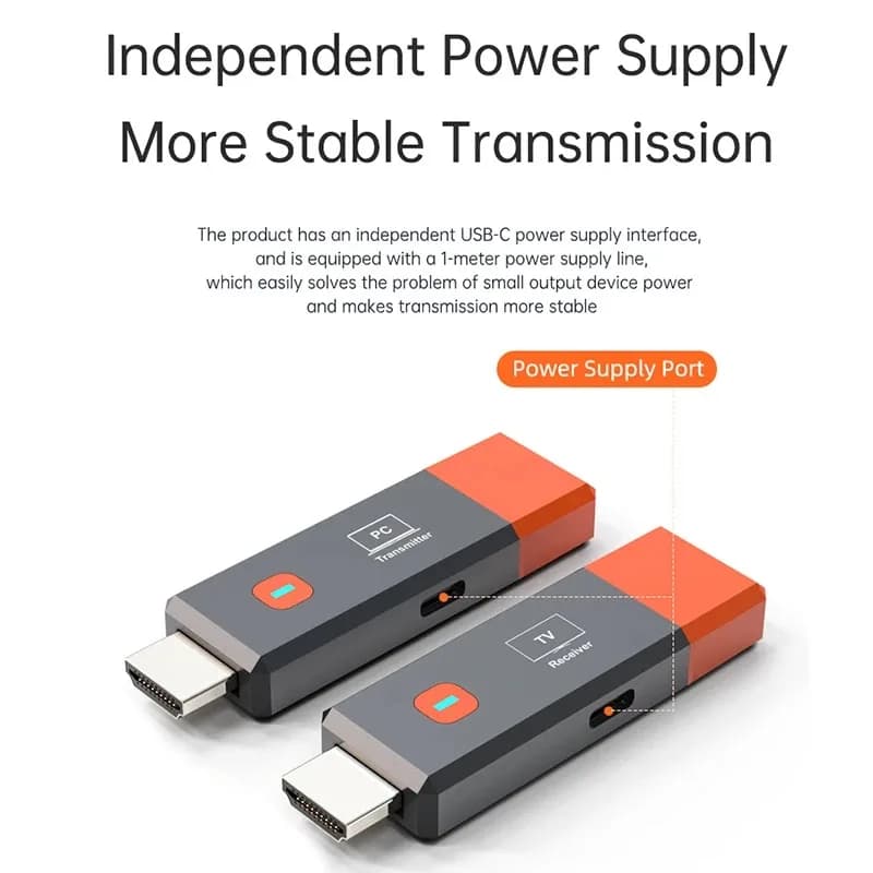 Wireless HDMI Video trasmettitore e ricevitore Extender kit TV Stick Dongle Adapter per PC Camera Laptop To Projector Monitor TV