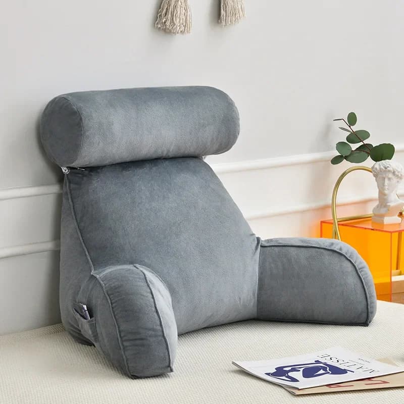 Cuscino da lettura in memory foam ultra morbido Divano da ufficio Comodino Cuscino per schienale Cuscini di supporto lombare Schienale per schienale
