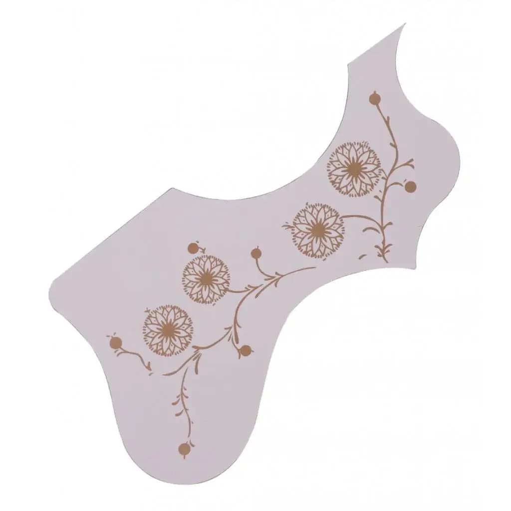 Flower Pattern PVC Guitar Pick Guard Anti-scratch Plate Pickguard Protector for Acoustic Guitar Performance Parts