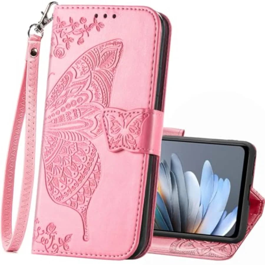 for Motorola Moto G 5G 2026 Wallet Case, Moto G Play 2026 Case Women PU Leather Flip Protective Phone Case Wrist Strap Card Slo