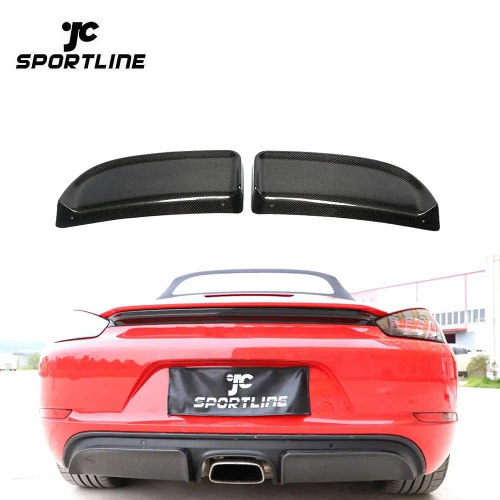 Rear carbon fiber diffuser 718 for Porsche 718 Boxster Cayman 2 doors 2016-2019