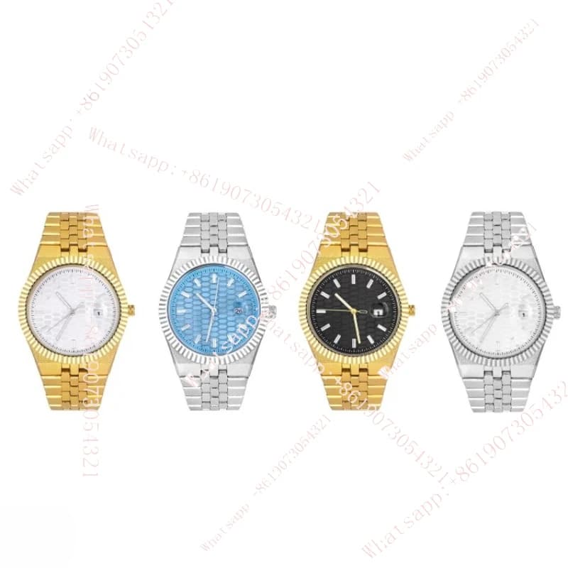 ICEGANG Land Messenger Series Frost Gold Dog Tooth Ring Watch Light Luxury Old Money Wind Orologio al quarzo Confezione regalo