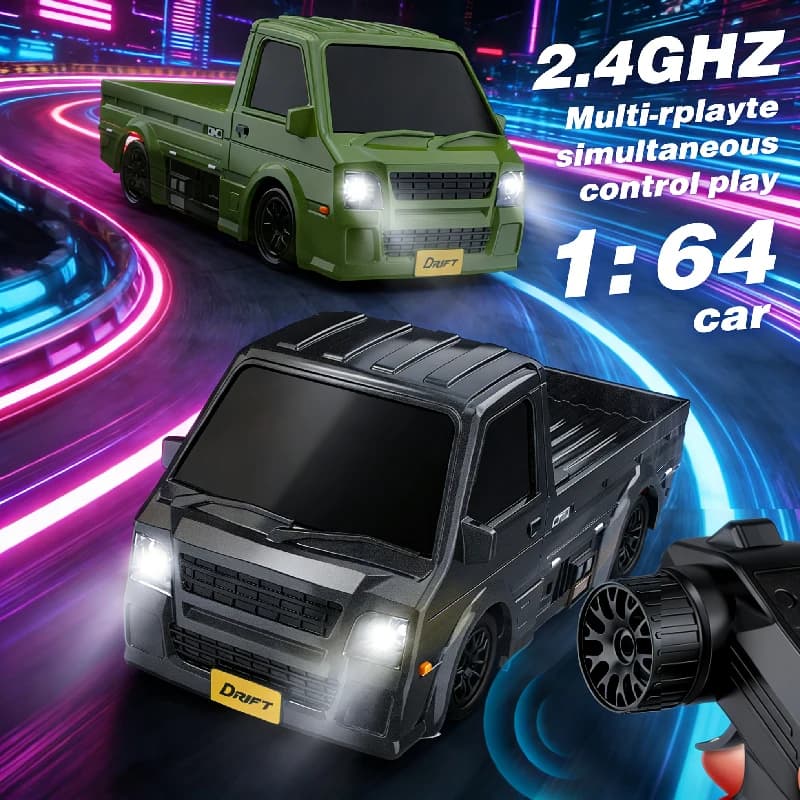 Nuova Auto RC Professionale da Drift K60 2026, Mini Camion Telecomandato Trendy in Scala 1:64