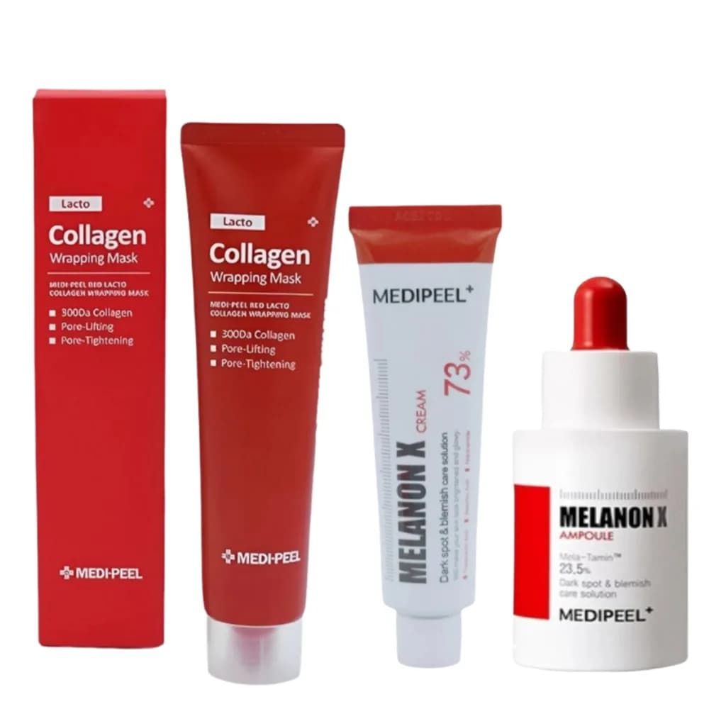 South Korea Medipeel Collagen Strap Mask Hydrating Repair Dark Reducing Pores Skin Care Red Collagen Mask