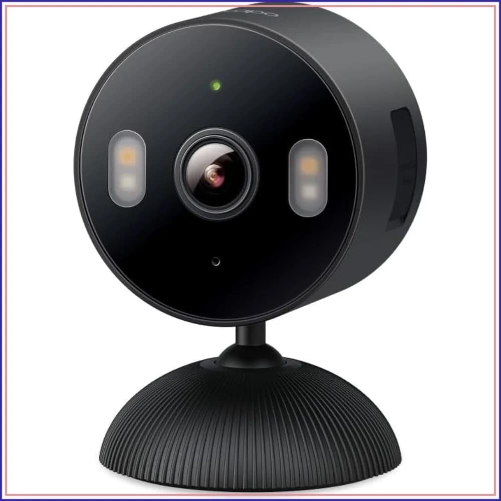 1080p Indoor/Outdoor Security Camera, AI Detection, Color Night Vision, IP65, SD/Cloud, Works with Alexa/Google
