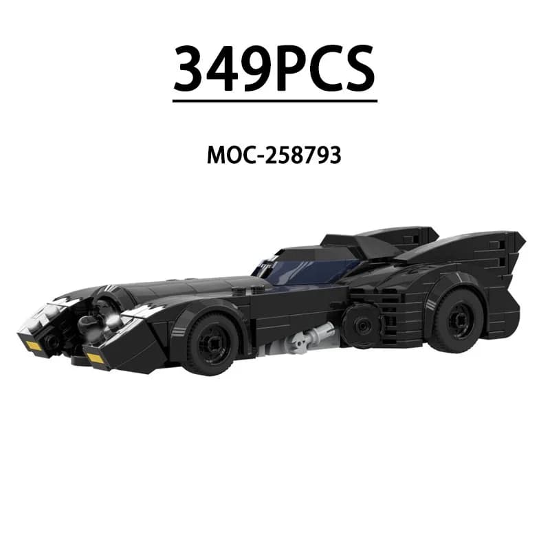 MOC-258793 Building Block Racing Car Model Decoration, 349 Pieces, Children's Educational Birthday, Christmas New Year Toy Gift