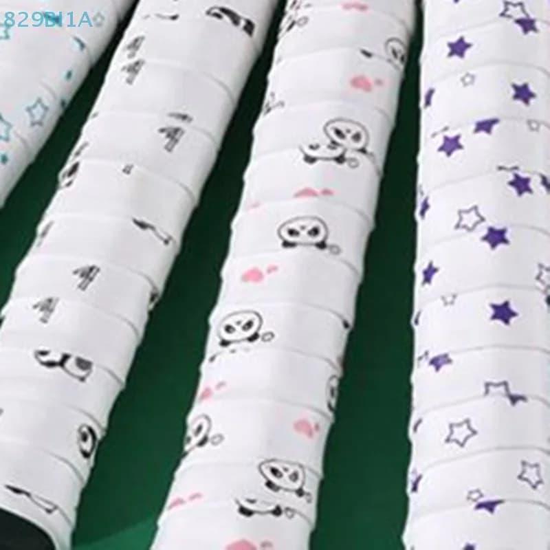 1Pc Tennis Overgrip Cartoon Design Heavy Duty Absorbent PU Handle Grip Tape For Tennis Badminton Squash Rackets