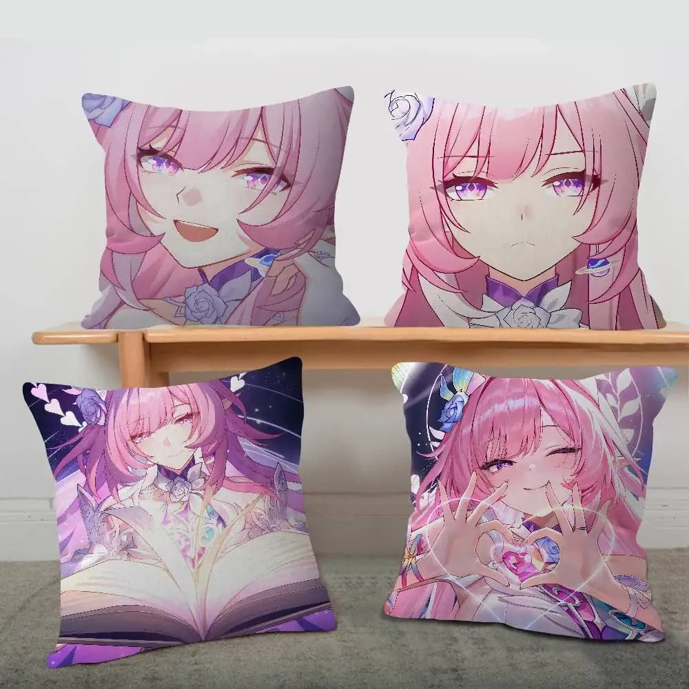 Fodera per cuscino del gioco Honkai Star Rail Cyrene, fodera per cuscino del divano, decorazione per la casa, regalo per bambini