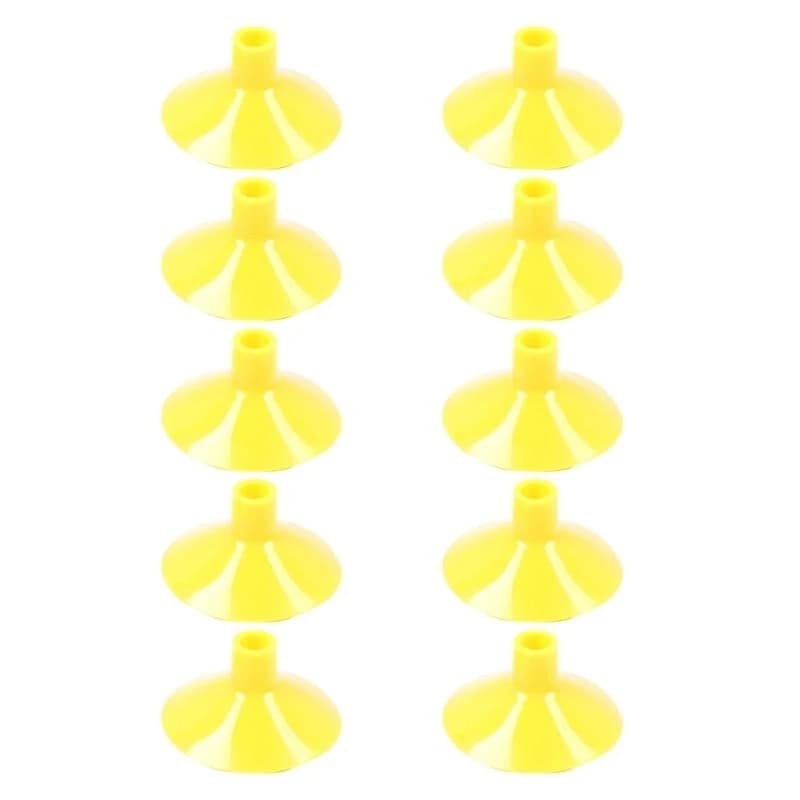 10 pezzi frecce in gomma ventose bambini archi sostituzione pratica teste caccia all'aperto ventosa tazza frecce per bersagli