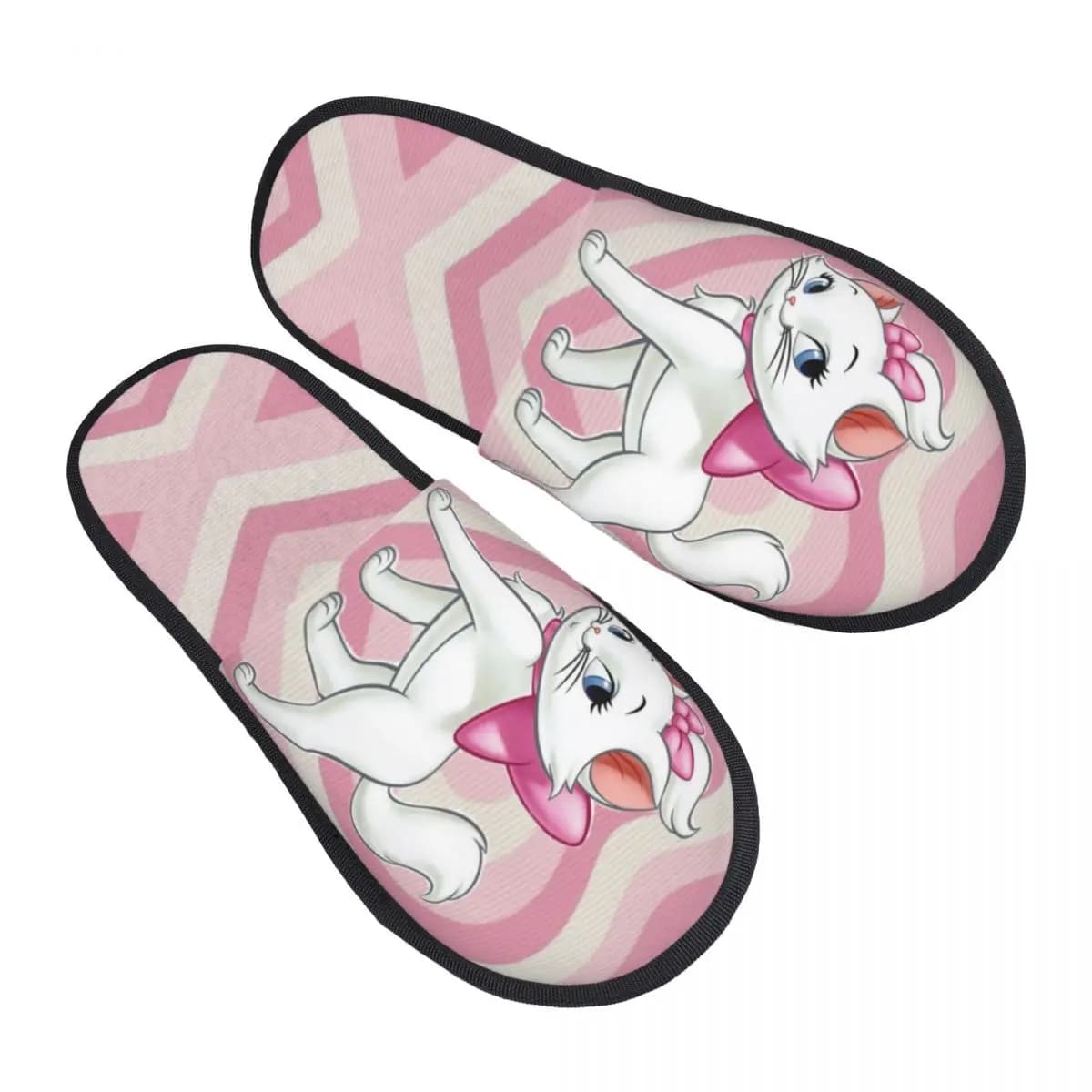 Marie Cat Cartoon for women, soft, memory foam, slip-on, spa.