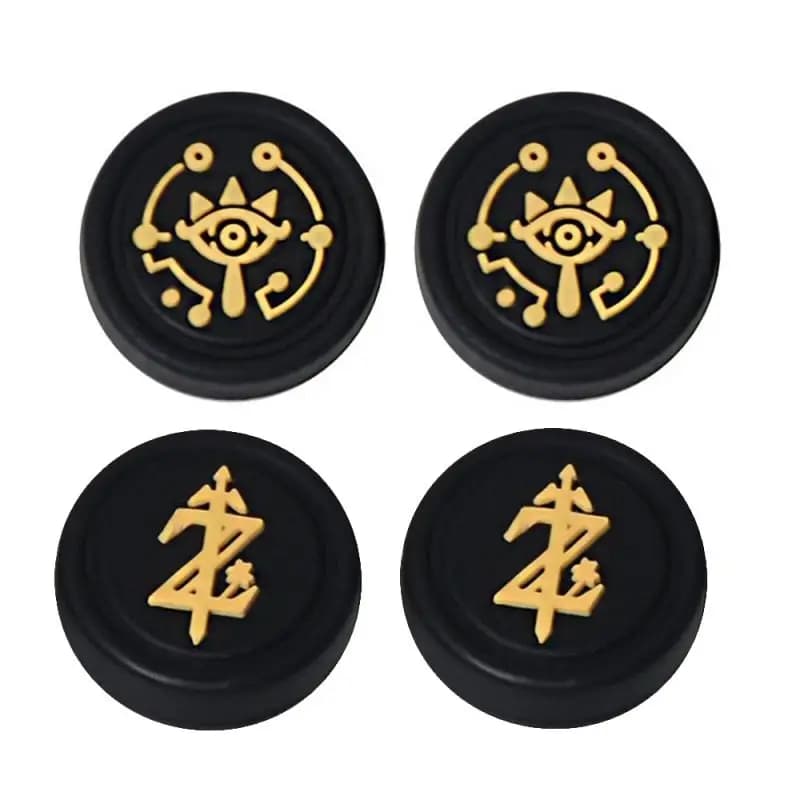 4 pezzi per Nintendo Switch Joycon Cap Rocker Cap Cover NS Lite Custodia protettiva in silicone Pulsante per pollice Cap Interruttore Zelda Accessori
