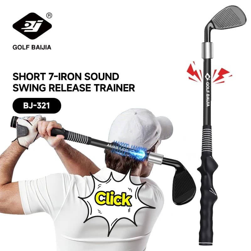 Golf Mini 7 Strumento per la pratica dell'oscillazione in ferro, portatile e conveniente, pratica in qualsiasi momento per migliorare il controllo della palla, la distanza e la precisione.