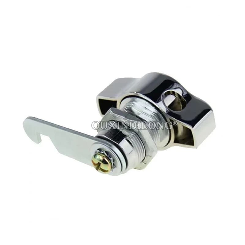 20PCS 20 millimetri In Lega di Zinco Cam Lock Cassetta Della Posta Cassetta Degli Attrezzi di Metallo File Cabinet Serratura Foro di Blocco Pollice Girare Manopole Serratura armadio Serratura della porta