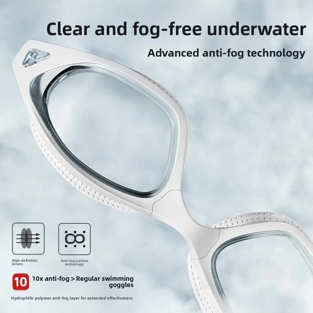 Waterproof Swimwear Dazzling Colors Galvanotecnica Swimming glasses with earplugs Adjustable Silicone Antifog Swimming Glasses