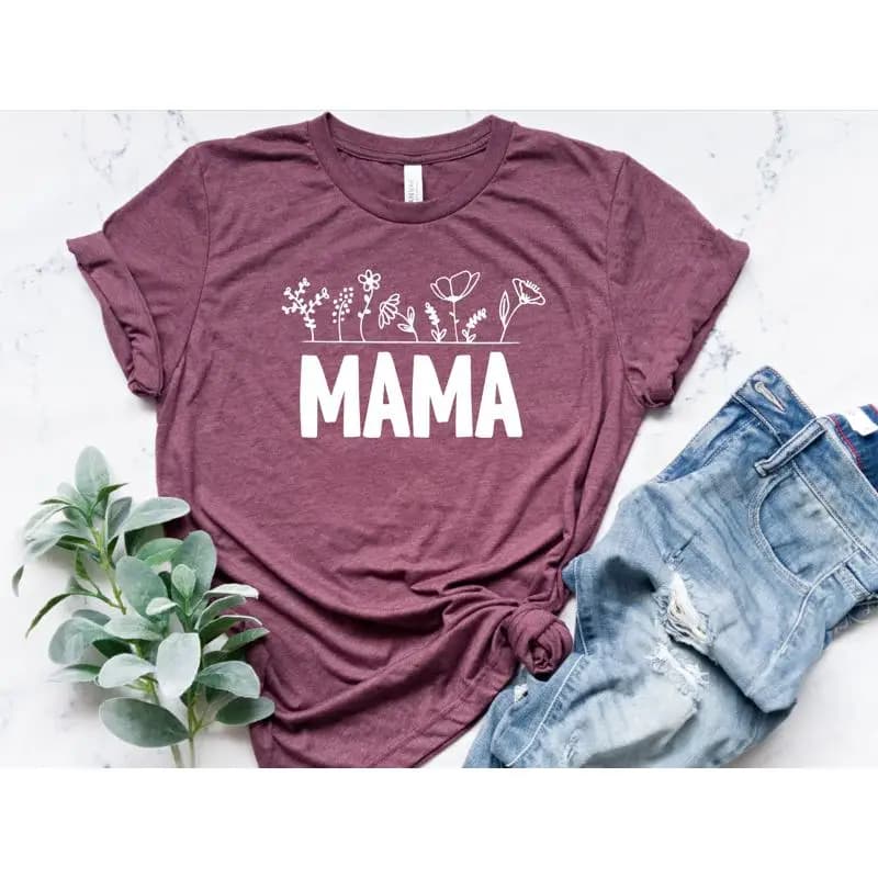 Maglietta Plant Mama Mamma Madre Festa della mamma Design minimalista cool per la moglie e le madri