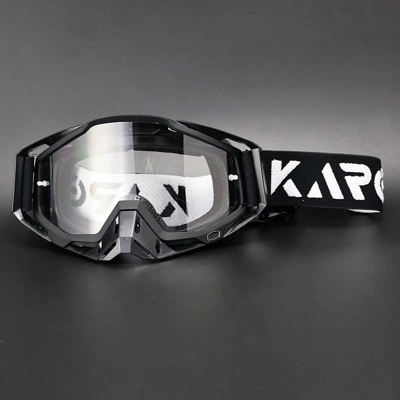 KAROS Occhiali unisex per sport all'aria aperta Moto Ciclismo Sci Fuoristrada Antivento Antipolvere UV-400 Occhiali protettivi K336
