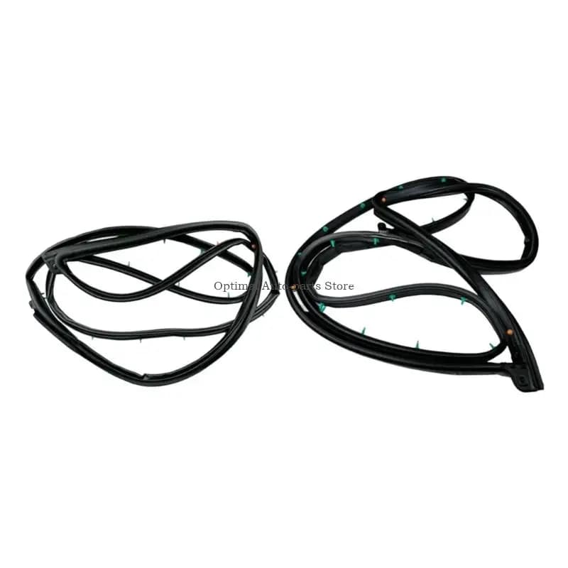 Strong Front Door Weatherstrip Set 82130-2V000 82140-2V000 Suitable for Vehicle 2012 to 2017 Enhances Noise Reduction